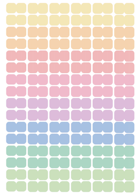 Stikeri tabovi &quot;Pastel&quot; manji