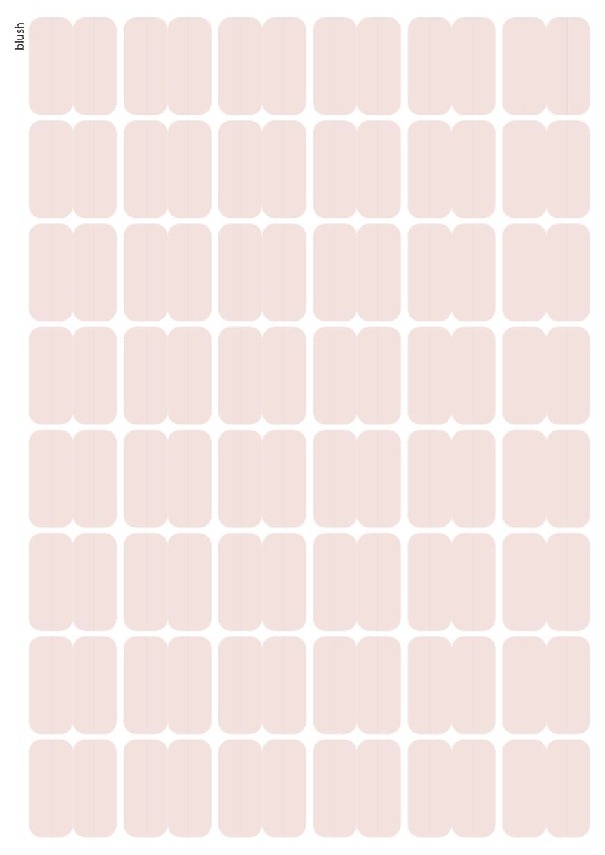 Stikeri tabovi &quot;Blush&quot; veći