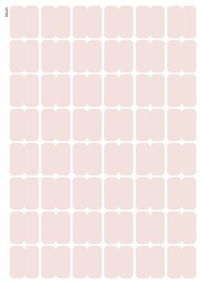 Stikeri tabovi &quot;Blush&quot; veći