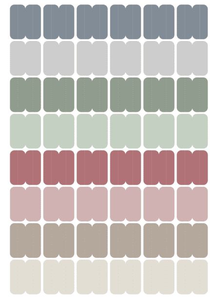 Stikeri tabovi &quot;Neutral&quot; veći