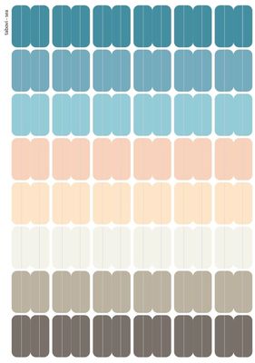 Stikeri tabovi "Sea" veći Stikeri tabovi "Sea" veći