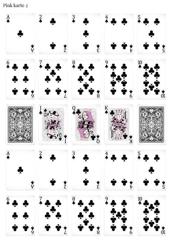Stikeri &quot;Pink karte 2&quot;