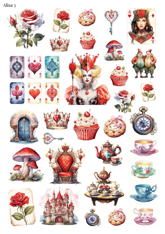 Stikeri "Alisa 3"