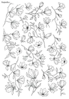 Stikeri &quot;Magnolia 1&quot;