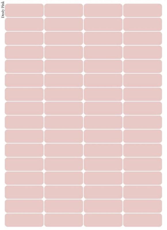 Stikeri set &quot;Dusty Pink&quot;
