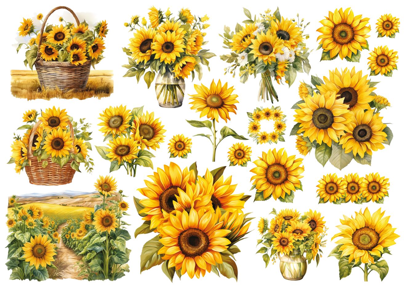 Set štampalica &quot;Sunflower Trail&quot;