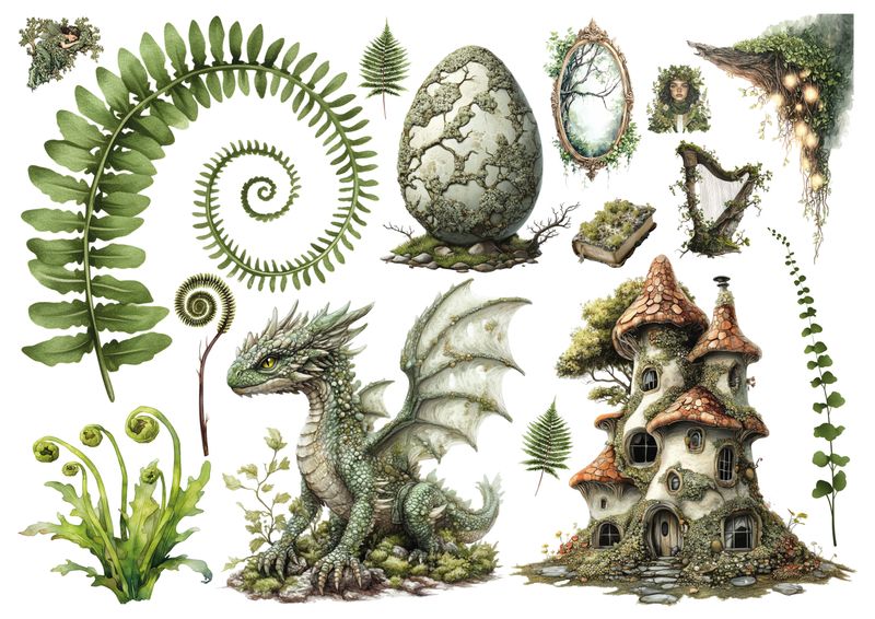 Set štampalica &quot;Enchanted Forest&quot;