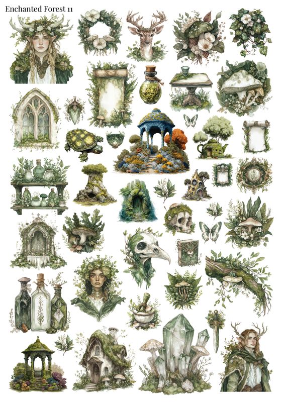 Stikeri &quot;Enchanted Forest 11&quot;