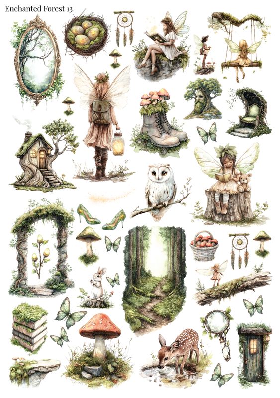 Stikeri &quot;Enchanted Forest 13&quot;