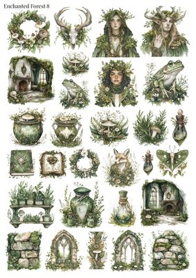 Stikeri &quot;Enchanted Forest 08&quot;
