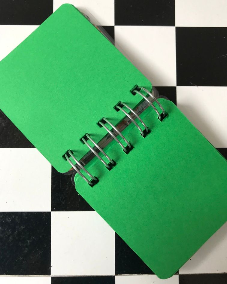 Sketchbook 70mm mikro 160g zeleni