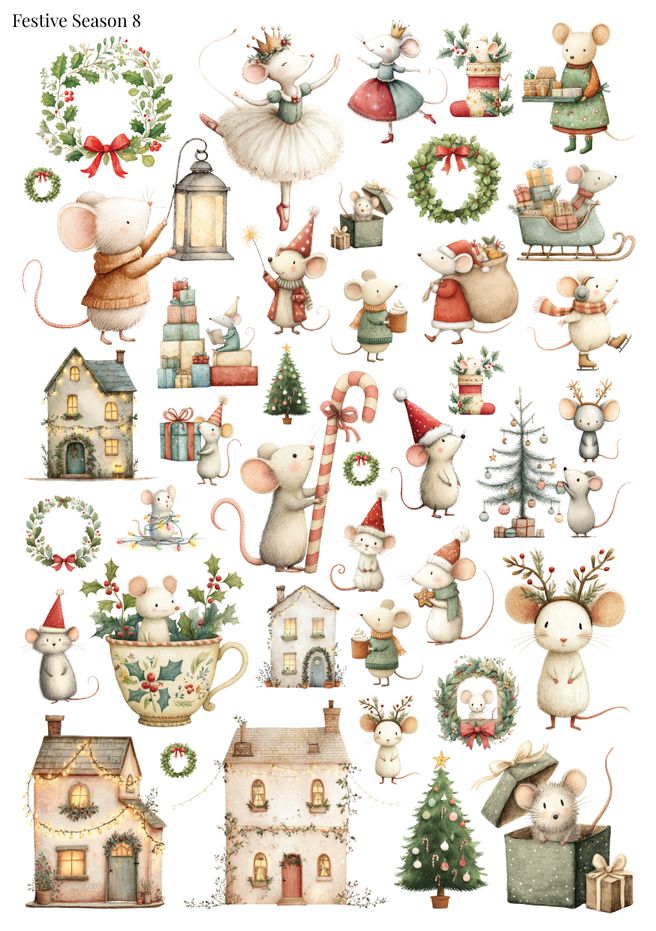 Stikeri "Festive Season 8" Stikeri "Festive Season 8"