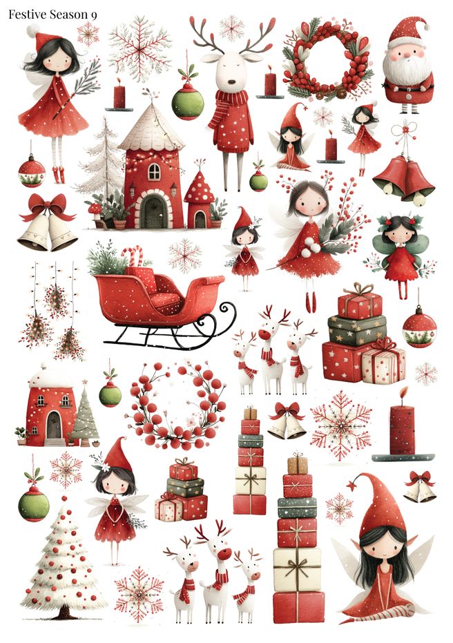 Stikeri &quot;Festive Season 9&quot;