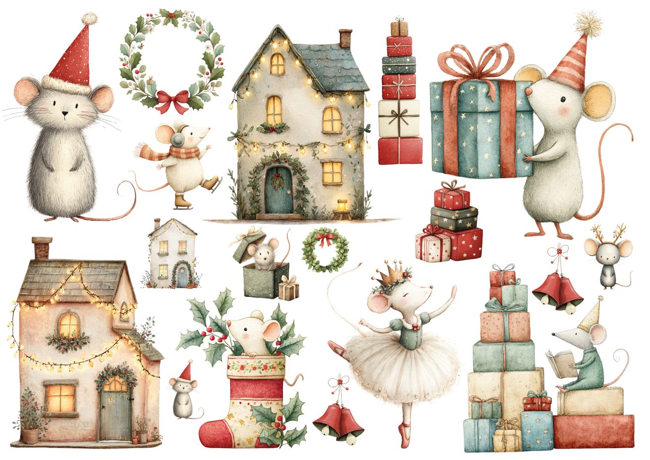 Set štampalica &quot;Christmouse Time&quot;