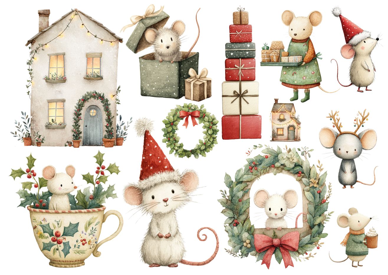 Set štampalica &quot;Christmouse Time&quot;