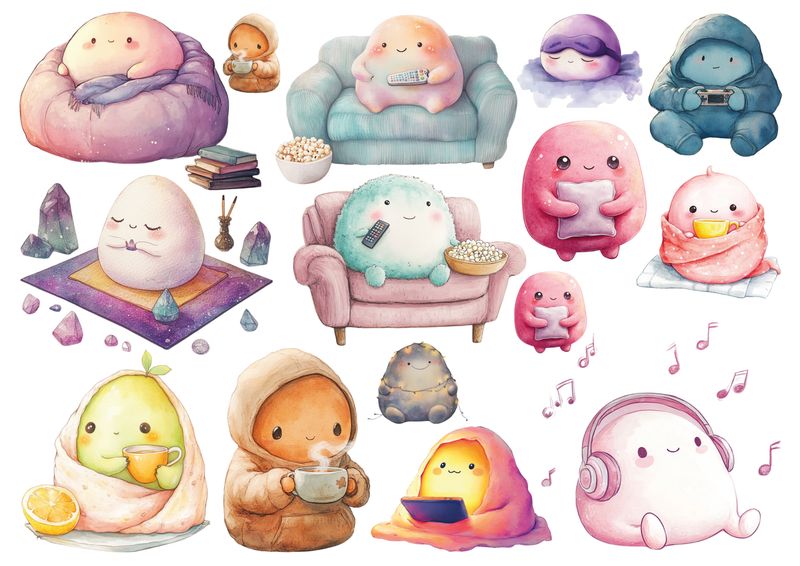 Set štampalica "Busy Resting"