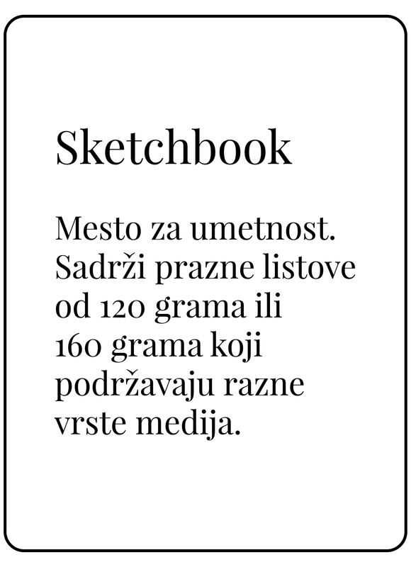 Sketchbook 160g (A5)