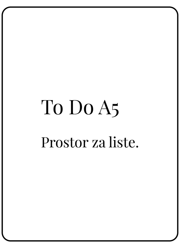 To Do A5