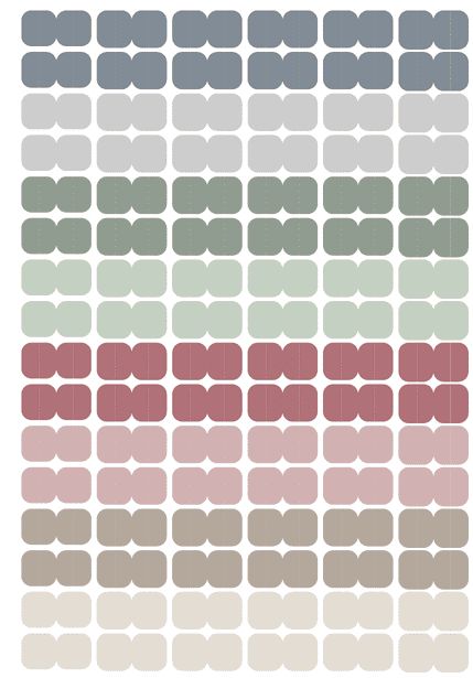 Stikeri tabovi "Neutral" manji