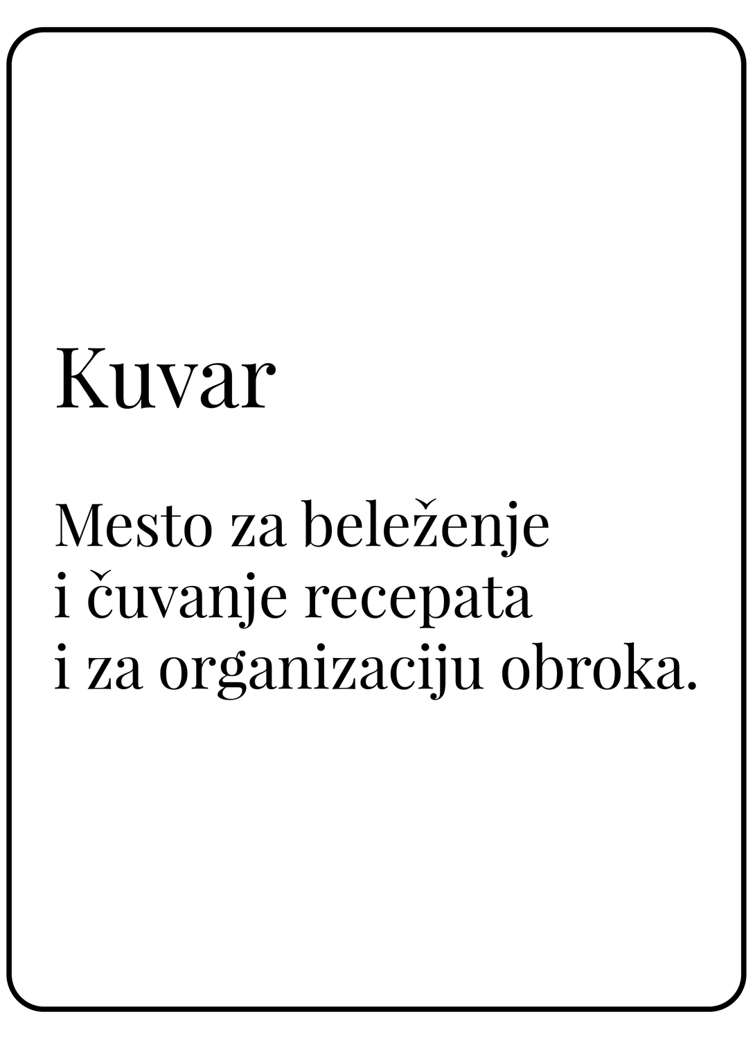 Kuvar (A5)
