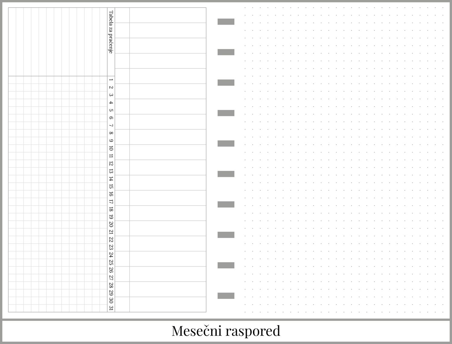 Planer za šest meseci | 90 listova (A5)