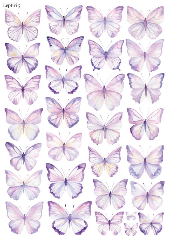 Stikeri "Leptiri 5"
