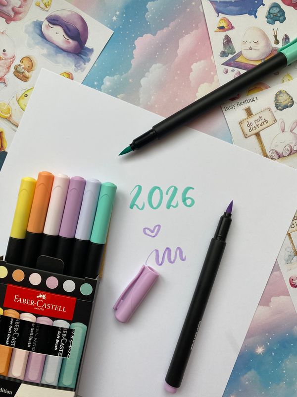 Brush pastel set sa 6 boja