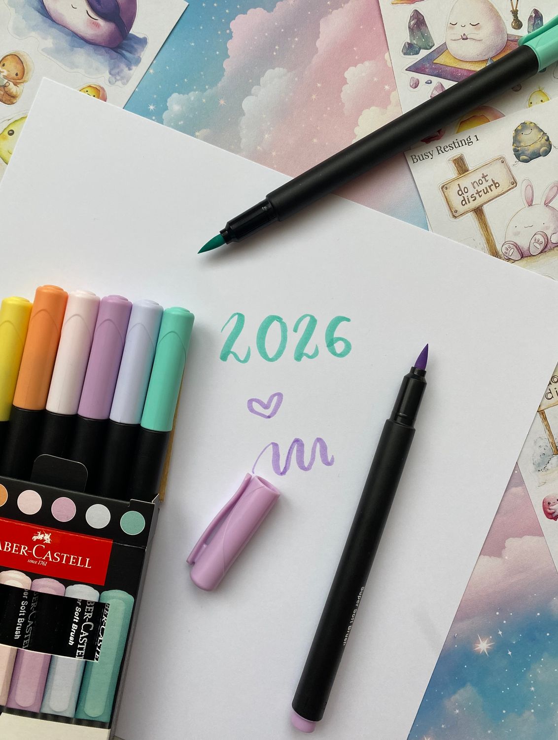 Brush pastel set sa 20 boja