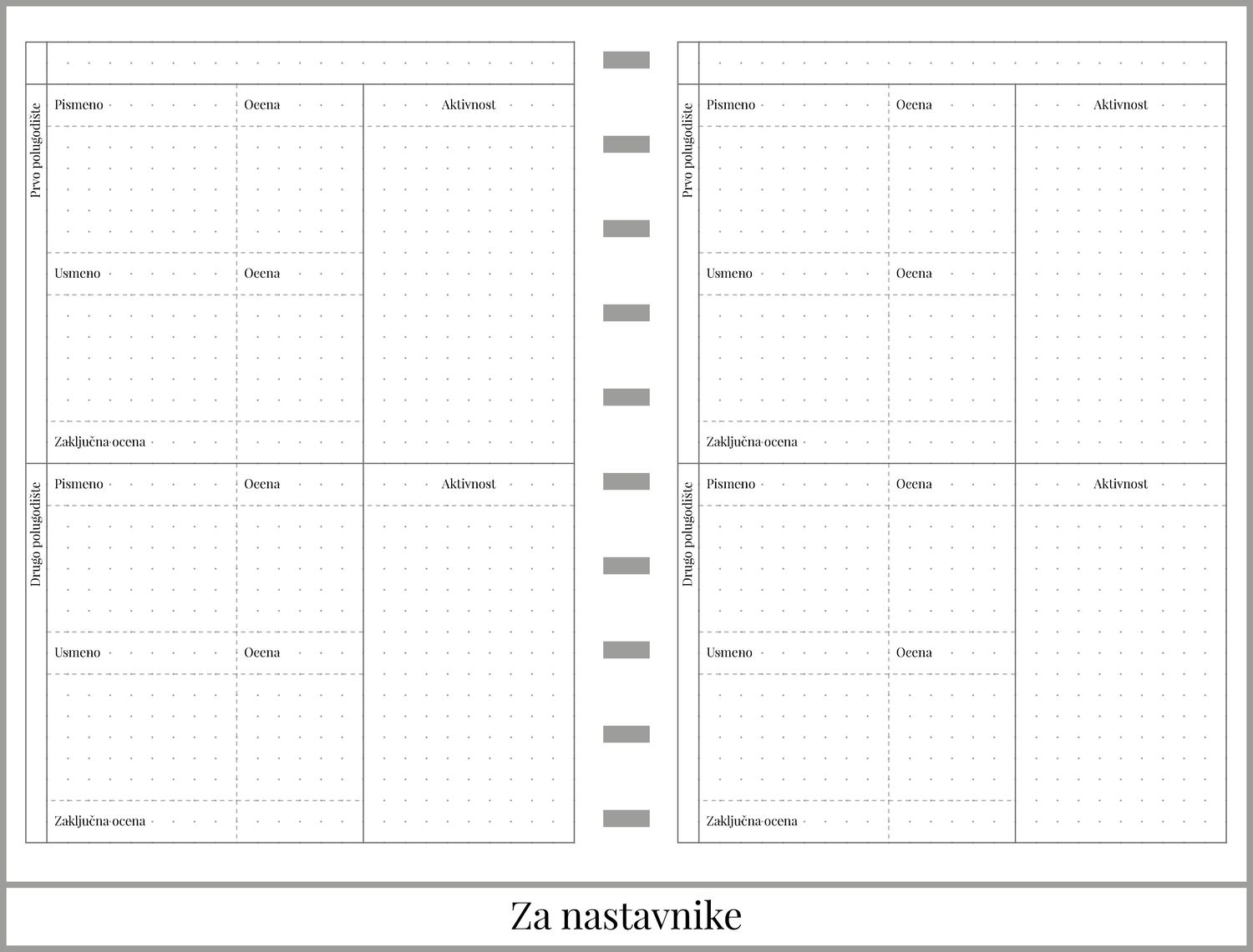 Bullet planer sa 90 listova (A5)