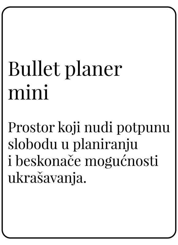 Bullet planer mini (A6)
