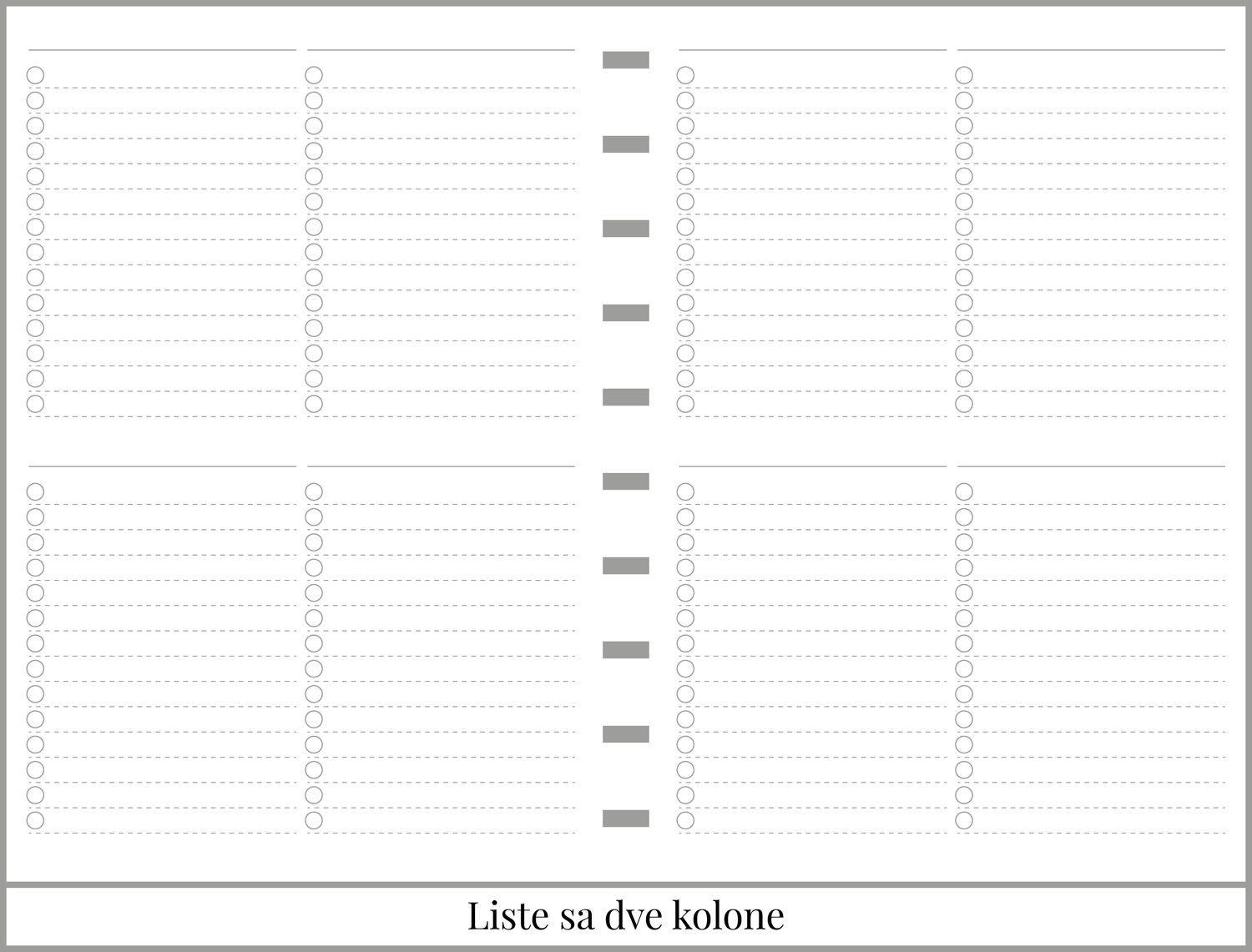 Bullet planer sa 140 listova (A5)