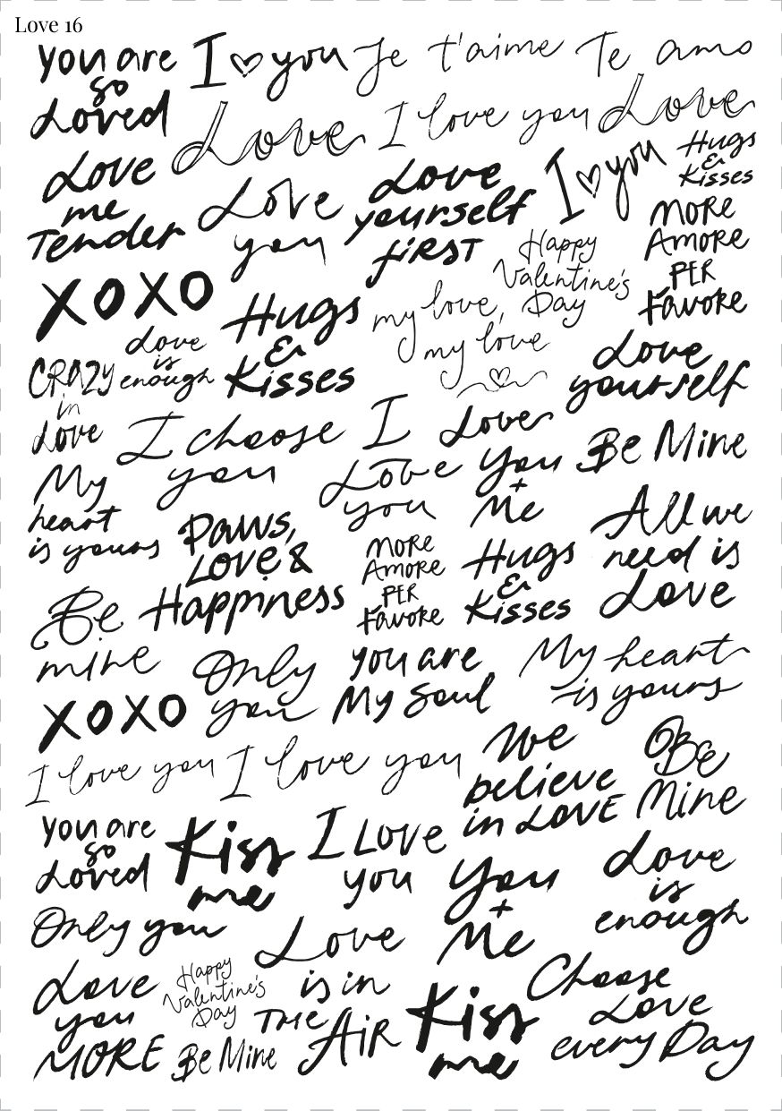Stikeri "Love 16"