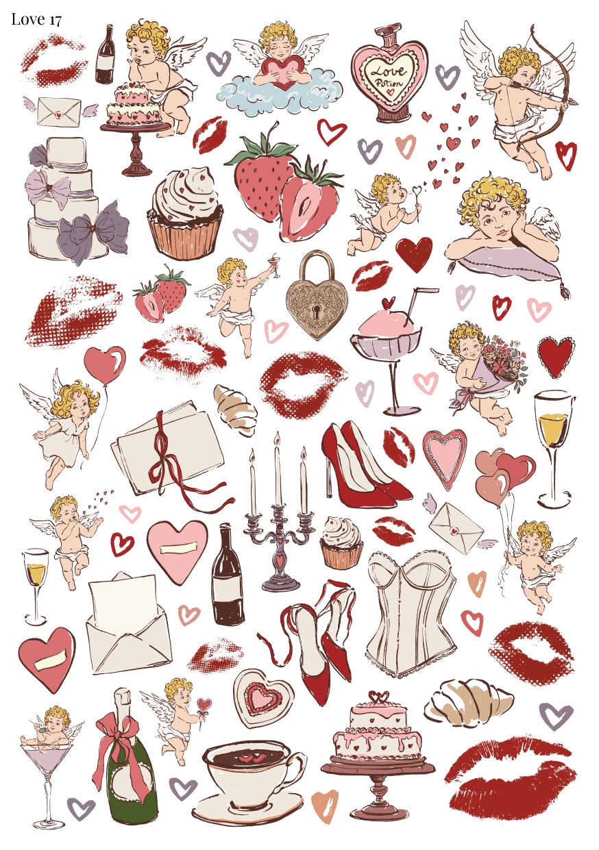 Stikeri "Love 17"