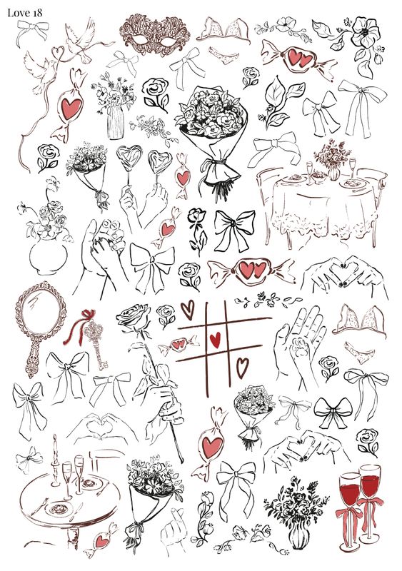 Stikeri "Love 18"