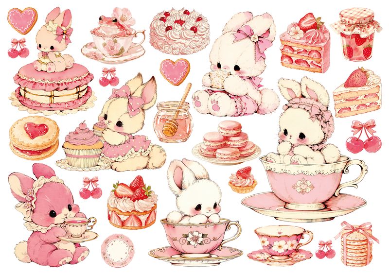 Set štampalica "Tea Party" Set štampalica "Tea Party"