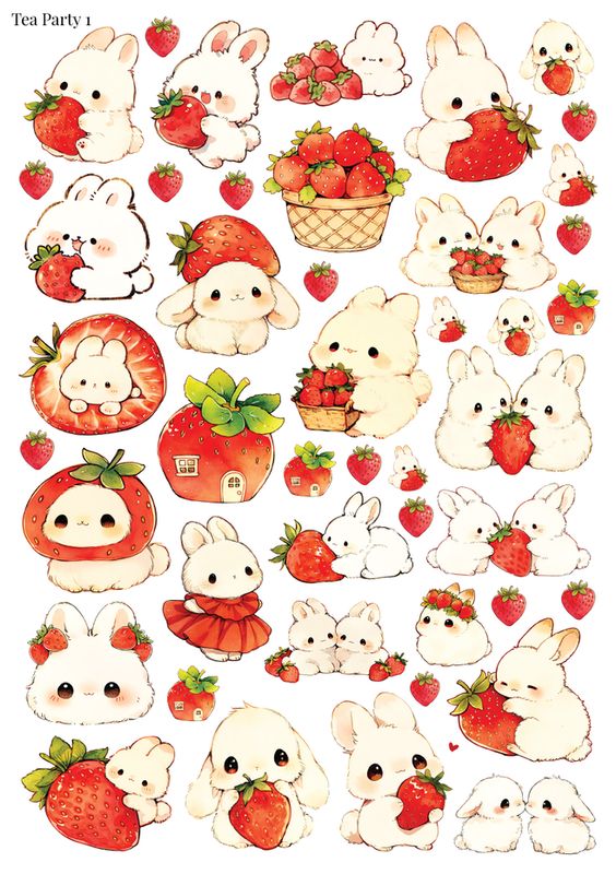 Stikeri "Tea Party 1"
