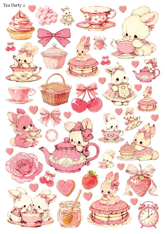 Stikeri "Tea Party 2"