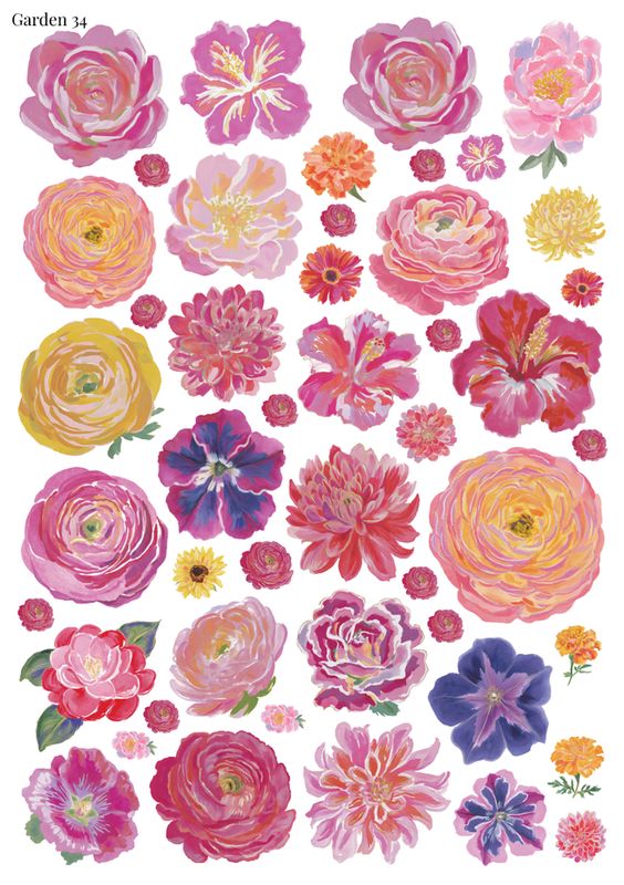 Stikeri "Garden 34"