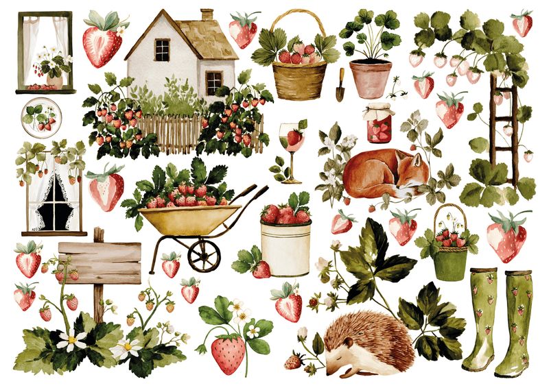 Set štampalica "Strawberry Season"