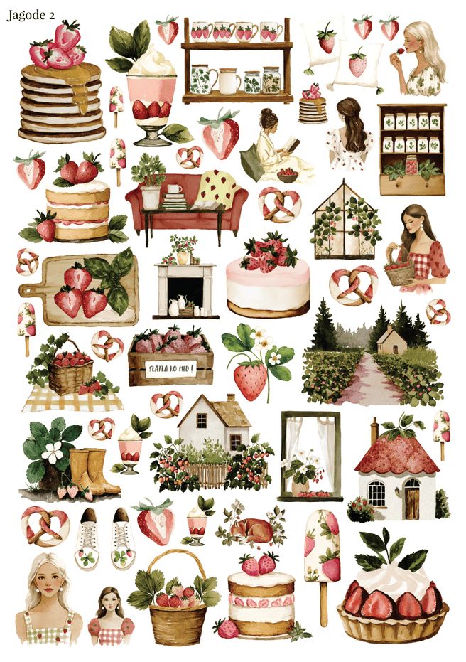 Stikeri "Jagode 2"