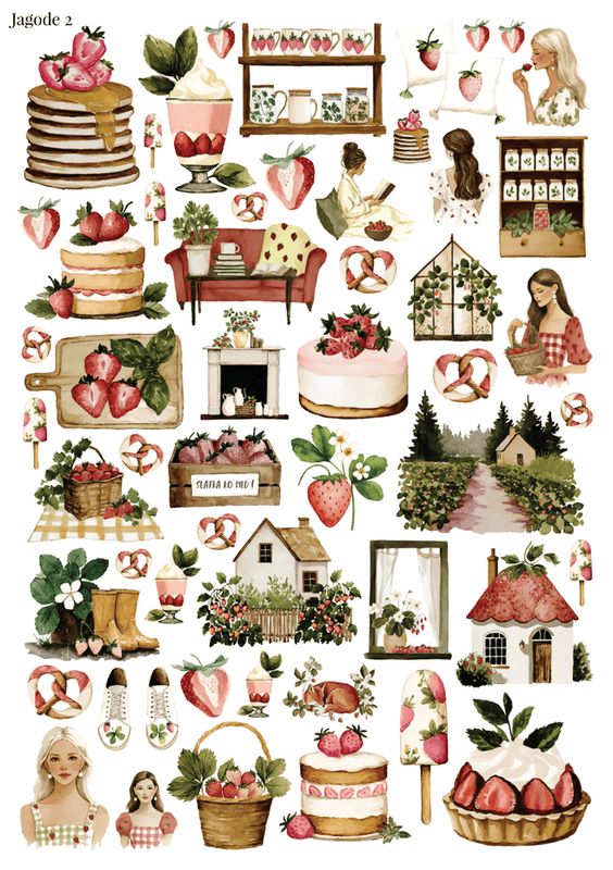 Stikeri "Jagode 2"