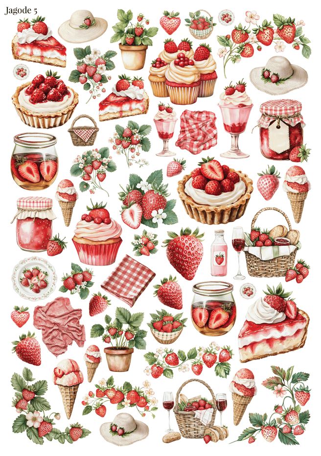 Stikeri "Jagode 5"