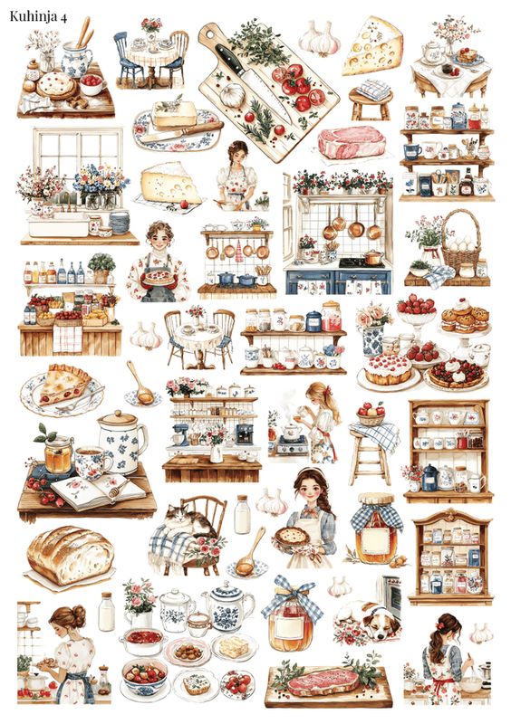 Stikeri "Kuhinja 4"