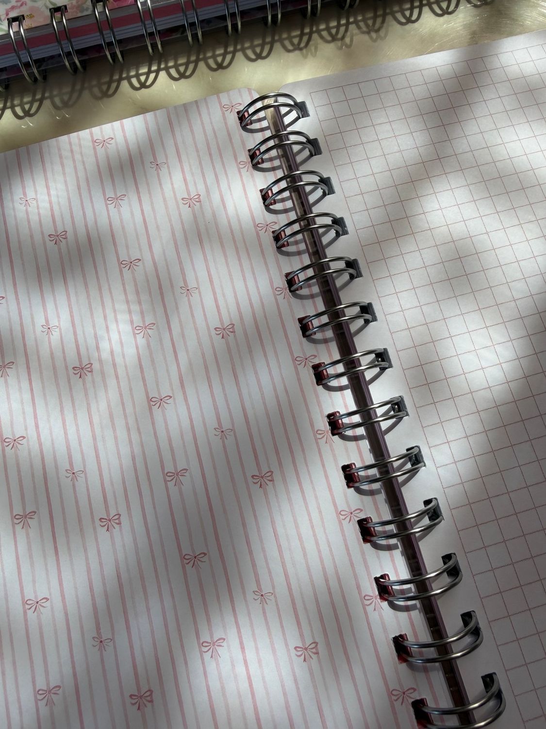 Journal uski sa roze listovima