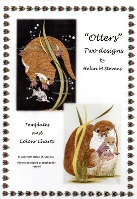 OTTERS - Hand Embroidery Design