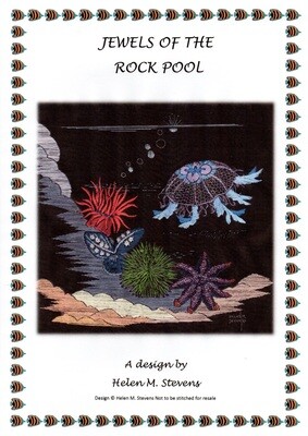 JEWELS OF THE ROCKPOOL - Hand Embroidery Design