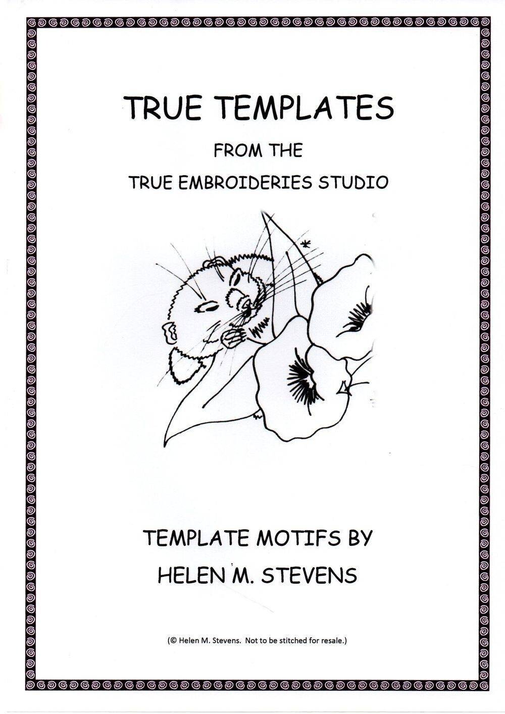 TRUE TEMPLATES - Original Embroidery Designs