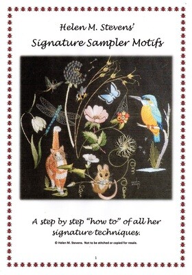SIGNATURE SAMPLER MOTIFS - Hand Embroidery Designs