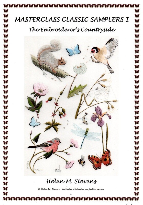 MASTERCLASS CLASSIC SAMPLER I The Embroiderer's Countryside. Hand