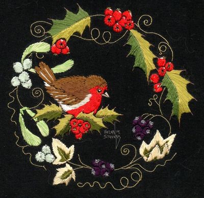 Mr. Robin&#39;s Christmas Wreath